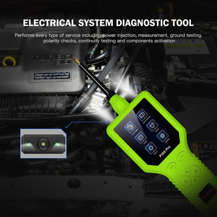 TopDiag Multi-Function Electrician Automobile Circuit Tester, TopDiag P100 Pro