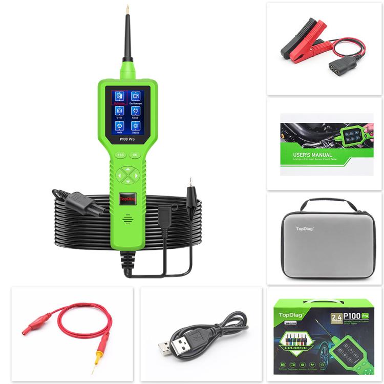 TopDiag Multi-Function Electrician Automobile Circuit Tester, TopDiag P100 Pro