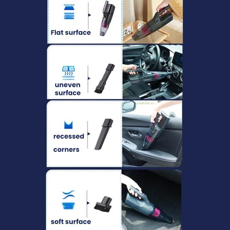 Small Powerful Handheld Vacuum Cleaner For Car And Desktop Use, 7500PA Brushed