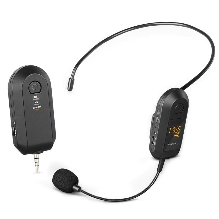 Wireless 2.4G Microphone Amplifier Portable Microphone, 1 In 1 Lapel Clip, 1 In 1 Headwear, 1 In 2 Lapel Clip, 1 In 2 Headwear