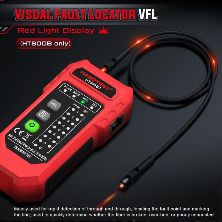 HABOTEST Multi-Function Anti-Interference Network Cable Tester, HT800B