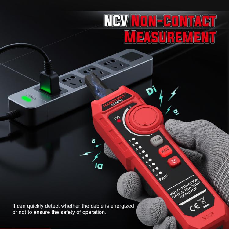 HABOTEST Multi-Function Anti-Interference Network Cable Tester, HT800B