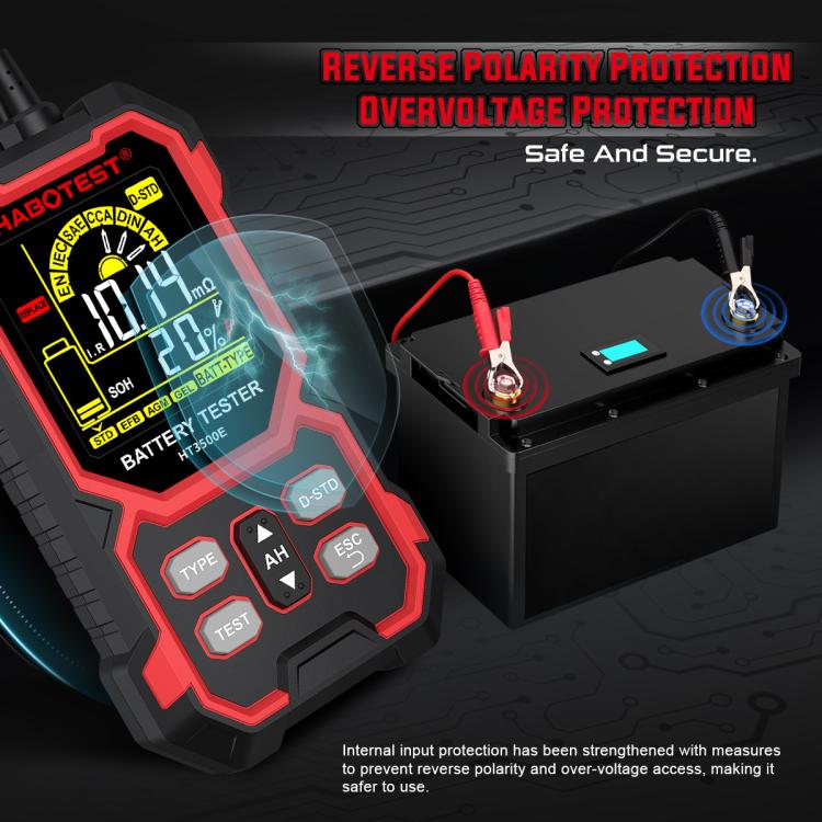 HABOTEST 12/24V Car Battery Life Tester