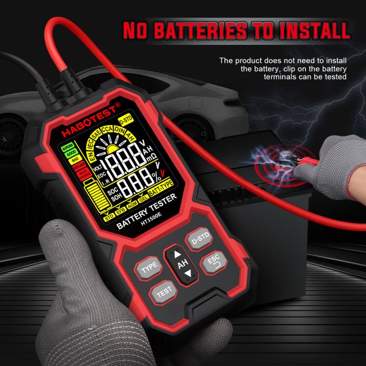 HABOTEST 12/24V Car Battery Life Tester