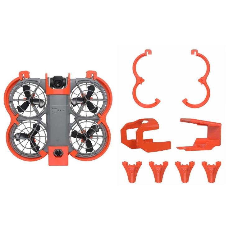 For DJI Neo 2 Drone Propeller Guards Kit Anti-Collision Rings Durable Safety Accessories, No Video Transmission Orange, No Video Transmission Gray, No Video Transmission Black, Support Video Add-Ons Orange, Support Video Add-Ons Gray                   ...