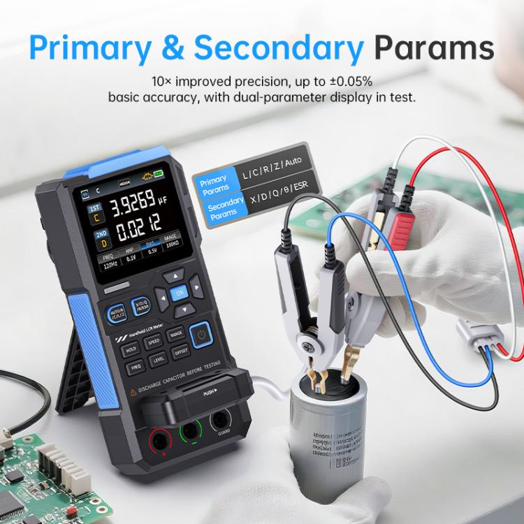 Handheld Digital Bridge Tester Capacitance Resistance Inductance Tester, FNIRSI LC1020E