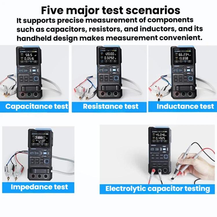 Handheld Digital Bridge Tester Capacitance Resistance Inductance Tester, FNIRSI LC1020E