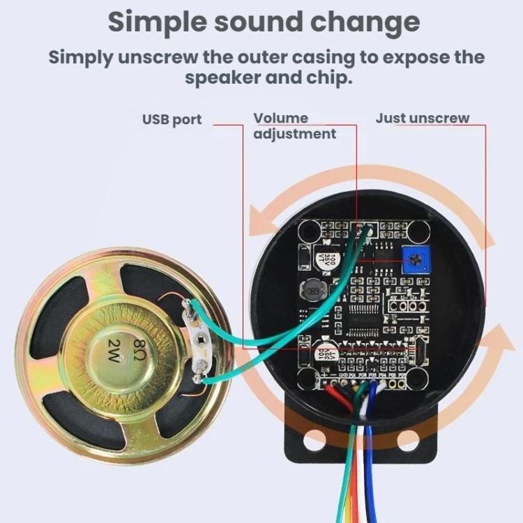 Door Opening Closing Voice Prompts Car Start Horn Safety Reminders