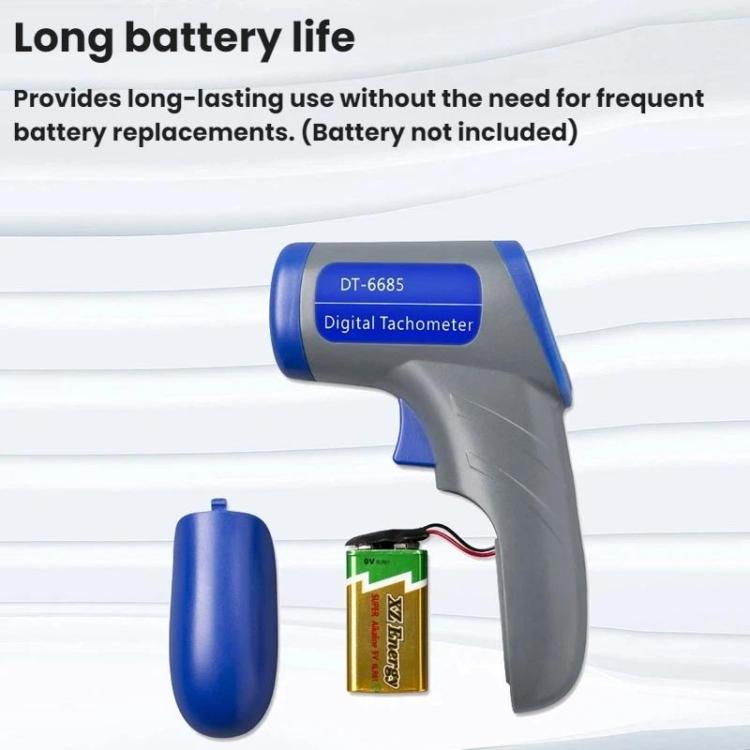 RPM Handheld Laser Infrared Motor Tachometer