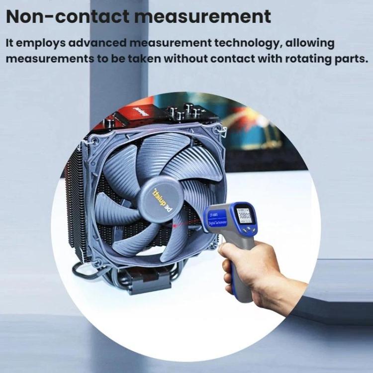 RPM Handheld Laser Infrared Motor Tachometer