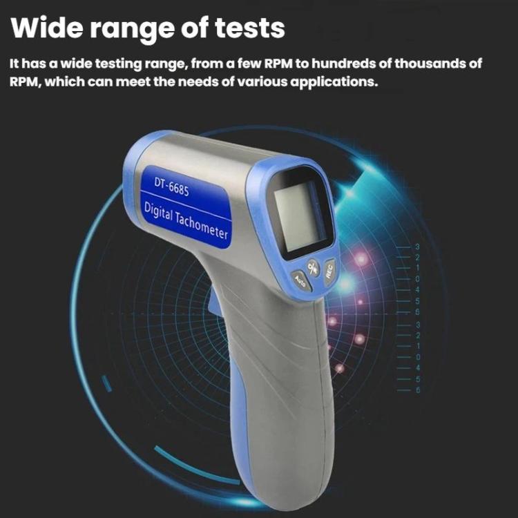 RPM Handheld Laser Infrared Motor Tachometer