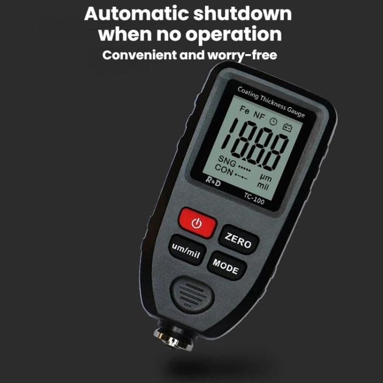 R&D INSTRUMENTS TC-100 High-Precision Coating Thickness Gauge Automotive Paint Film Thickness Tester, TC-100