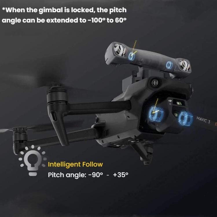 For DJI Mavic 3E / 3T CZI GL10V2 Drone Dual Axis Gimbal Searchlight, GL10V2