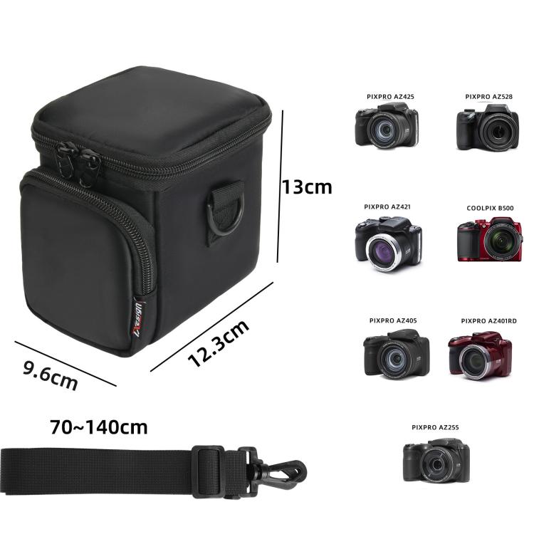 Portable Shoulder Bag for Kodak PIXPRO AZ405 Series & Nikon COOLPIX B500 Digital Cameras Compact Carrying Case, AZ405 Series Bag