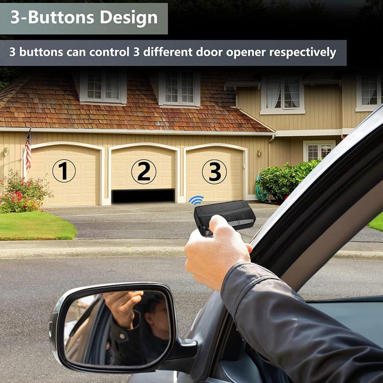 Multi-frequency Copy Rolling Code Roller Shutter Gate Barrier Garage Door Remote Control
