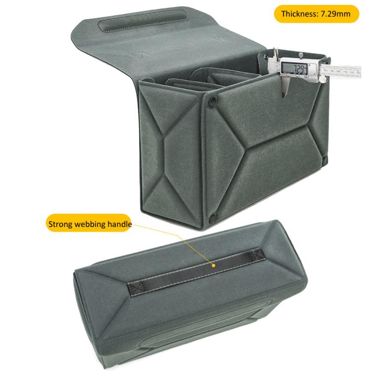 Modular Multi-Purpose Camera Insert Bag Eco-Friendly Protective Case for Mirrorless/DSLR Cameras and Lenses, M Gray, L Gray, M Black, L Black