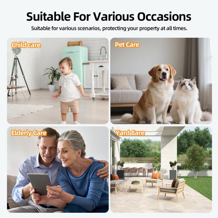 Motion Detection Smart Alarm Wireless Connected Mini Battery Camera, W03