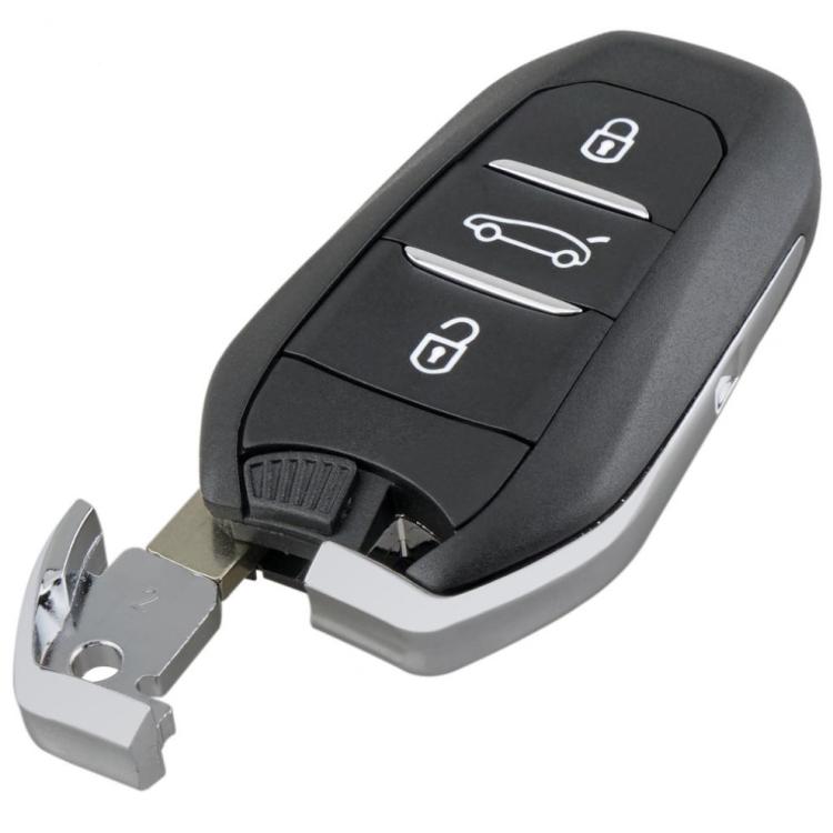 For Peugeot Fully Intelligent 433MHz FSK Car Key Remote Control