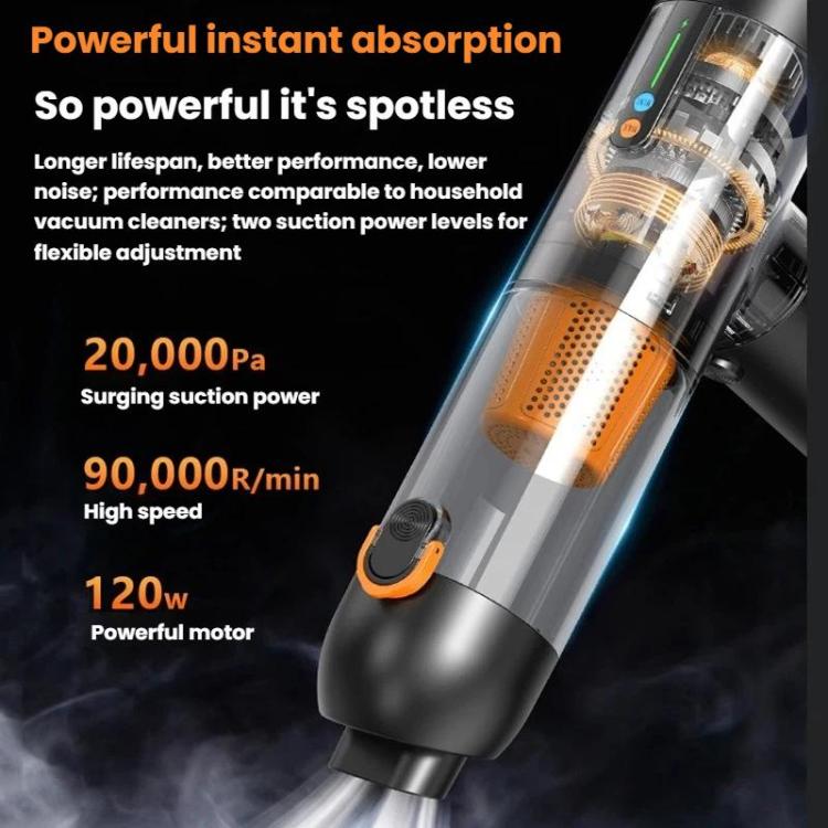 Compact Handheld Car 4 In 1 Vacuum Cleaner High-Power Dual-Function Vacuum And Blower, 15000pa, 20000pa