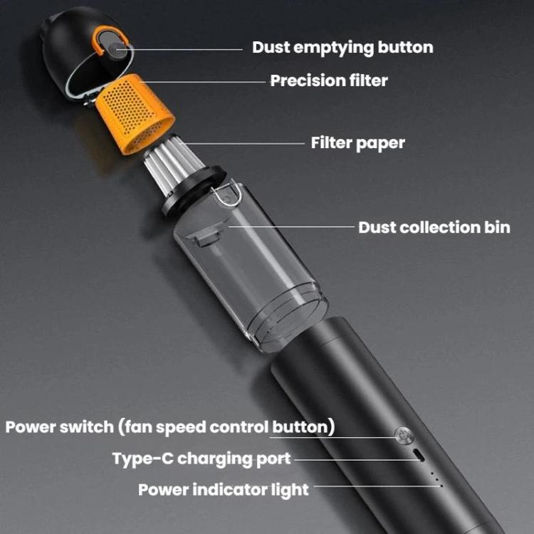 Outdoor Home Use Cordless Handheld Vacuum Cleaner Brushless Powerful Suction Car Vacuum