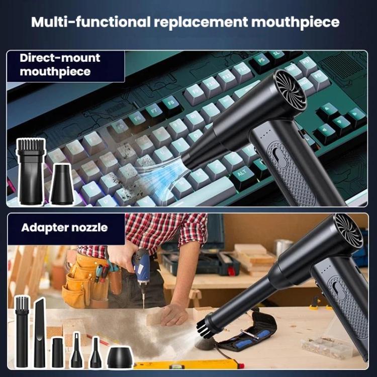 Computer Case Keyboard Dust Blower Car Home Dust Remover Powerful Cordless Mini Fan, 90G, 130G, 180G