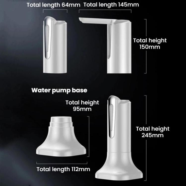 Electric Foldable Water Pump For Bottled Water Household Intelligent Water Dispenser, No Base, With Base