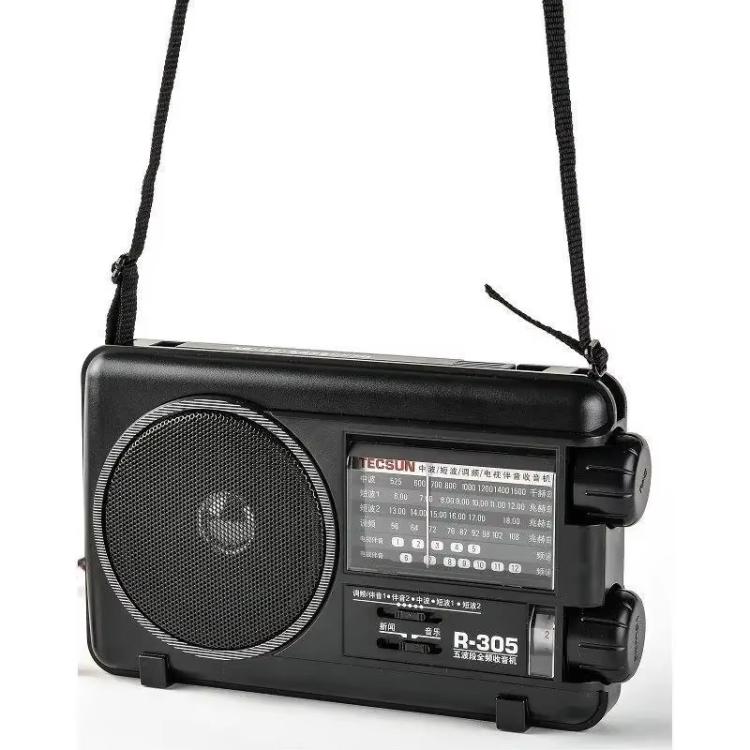 TECSUN R-305P Full-Band Radio Portable Retro Analog Dial DSP Radio, R-305P