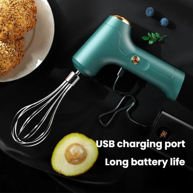 Intelligent 3-Speed Adjustable Electric Egg Whisk Wireless Handheld Cream Mixer For Home