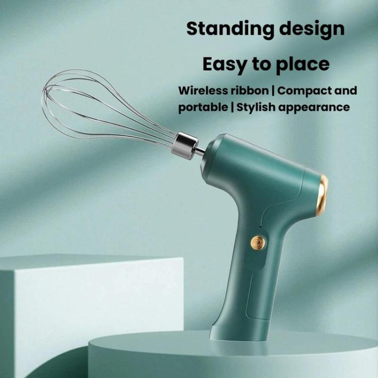 Intelligent 3-Speed Adjustable Electric Egg Whisk Wireless Handheld Cream Mixer For Home