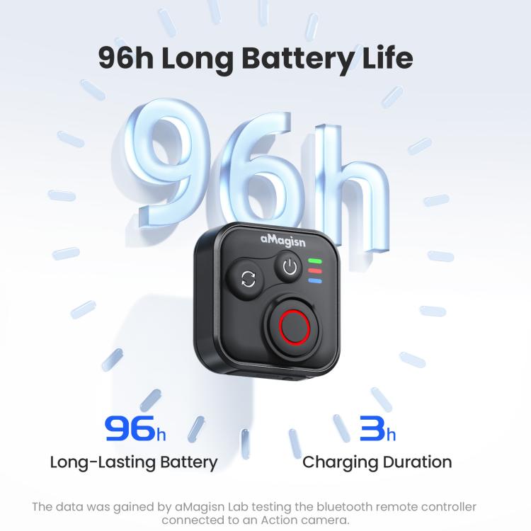 aMagisn Bluetooth Remote Controller 3.0 Universal Version For Insta360, GoPro Hero, Android/ios Smartphones, DJI OSMO 360, Action 6/5 Pro/4, AM40
