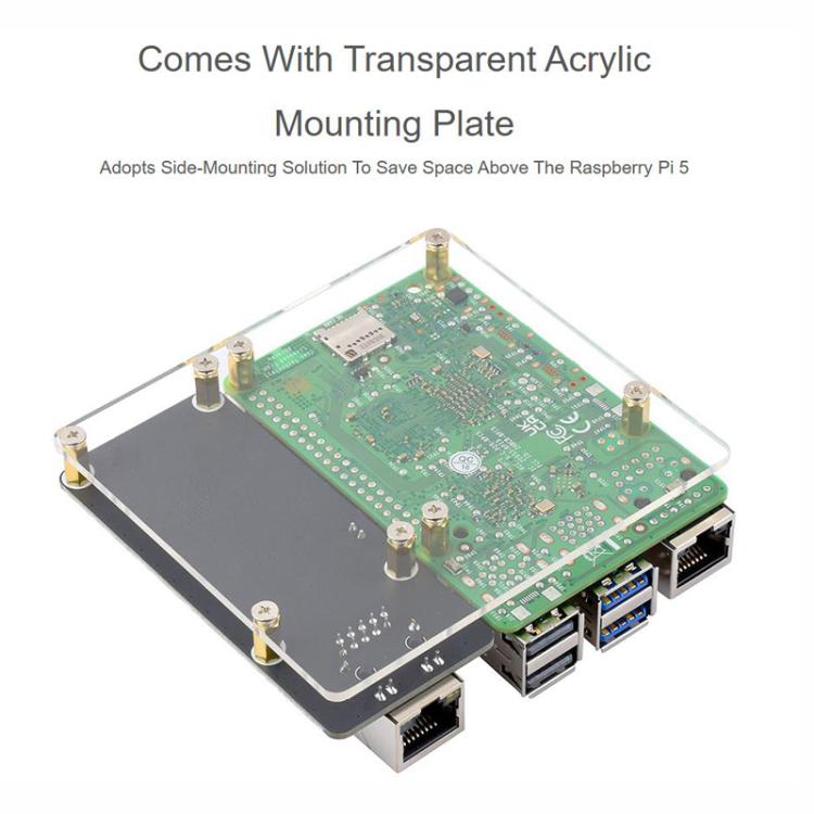 PCIe T 2.5G ETH Board For Raspberry Pi 5, 33042