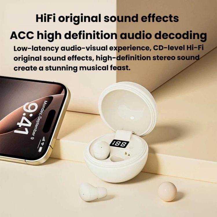 MINI13K Wireless Bluetooth Sleep Earbuds With Power Display In-Ear Noise Reduction Earphone