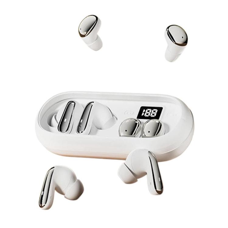 MD35 2pairs In-Ear Digital Display Noise Reduction Earphone Wireless Bluetooth Sleep Earbuds