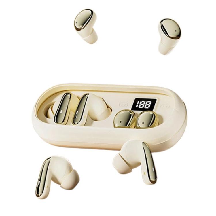 MD35 2pairs In-Ear Digital Display Noise Reduction Earphone Wireless Bluetooth Sleep Earbuds