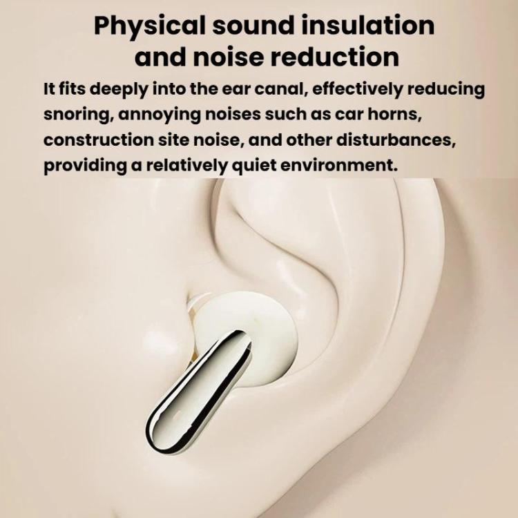 MD35 2pairs In-Ear Digital Display Noise Reduction Earphone Wireless Bluetooth Sleep Earbuds