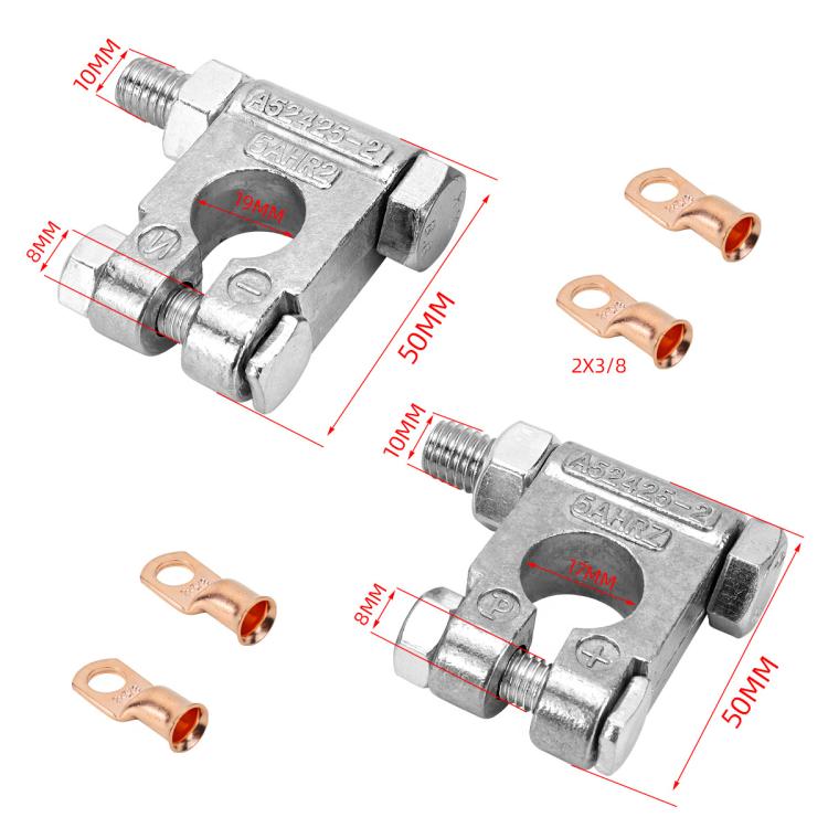 Automotive Aluminum Alloy Battery Lead Terminal Connector Kit
