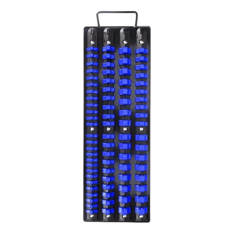 Portable Socket Storage Holder With Handle For 1/4, 3/8, 1/2 Inch Drive Sockets