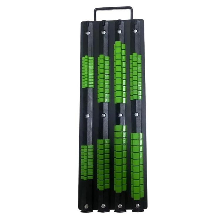 Portable Socket Storage Holder With Handle For 1/4, 3/8, 1/2 Inch Drive Sockets