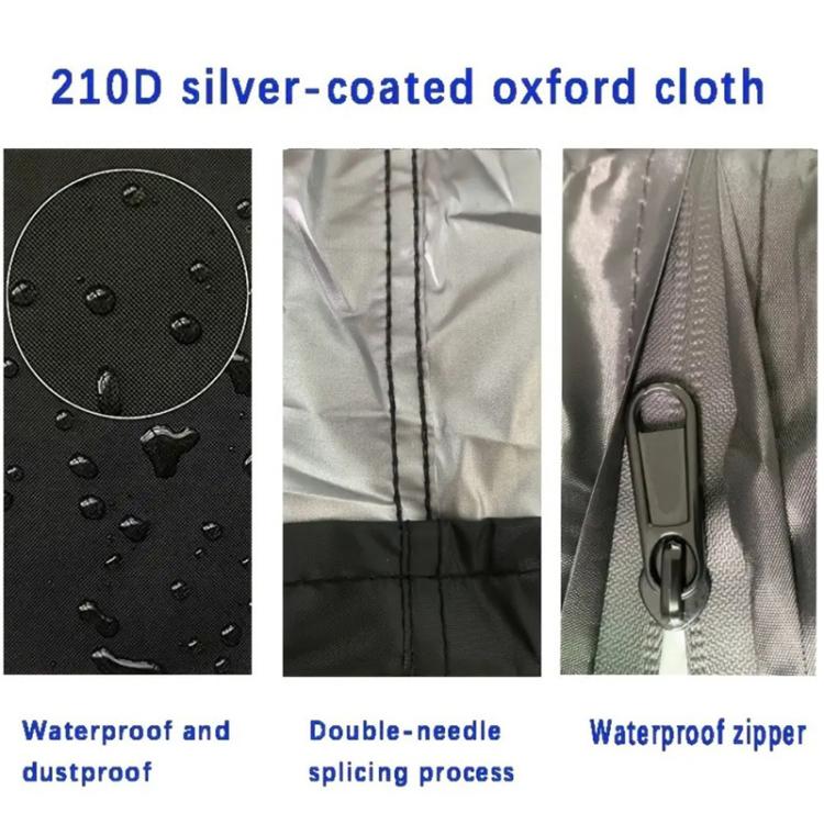 Outdoor Hanging Egg Chair Cover with Zipper 210D Oxford Fabric Dust Protection for Egg Swing, 115 x 190cm, 200 x 230cm