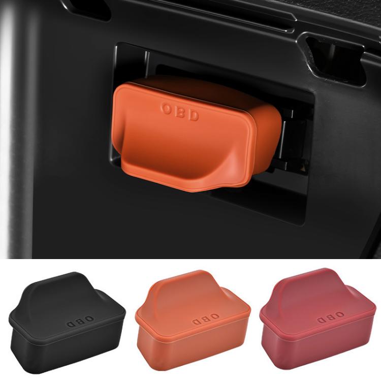 5pcs Universal Car OBD Protective Cover Silicone Dustproof Protective Cap