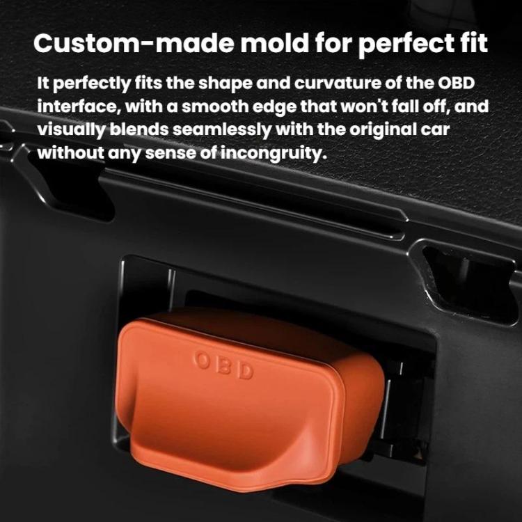 5pcs Universal Car OBD Protective Cover Silicone Dustproof Protective Cap