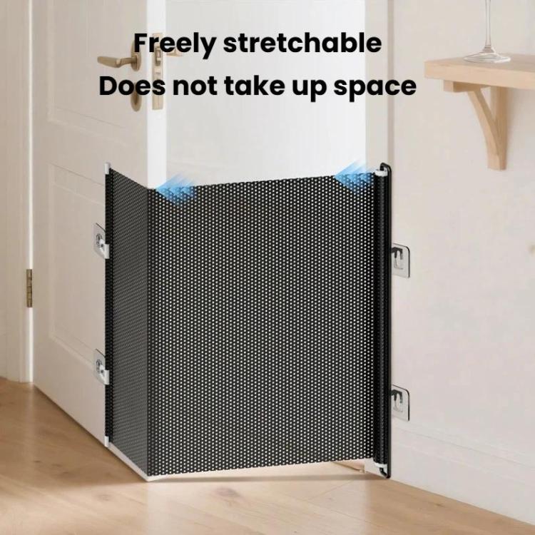 Anti-Jump Retractable Pet Gate Pet Barrier Anti-Escape Door Panel For Cats, 40 x 125cm, 45 x 125cm, 50 x 125cm, 58 x 125cm, 68 x125cm, 75 x 140cm, 85 x 140cm