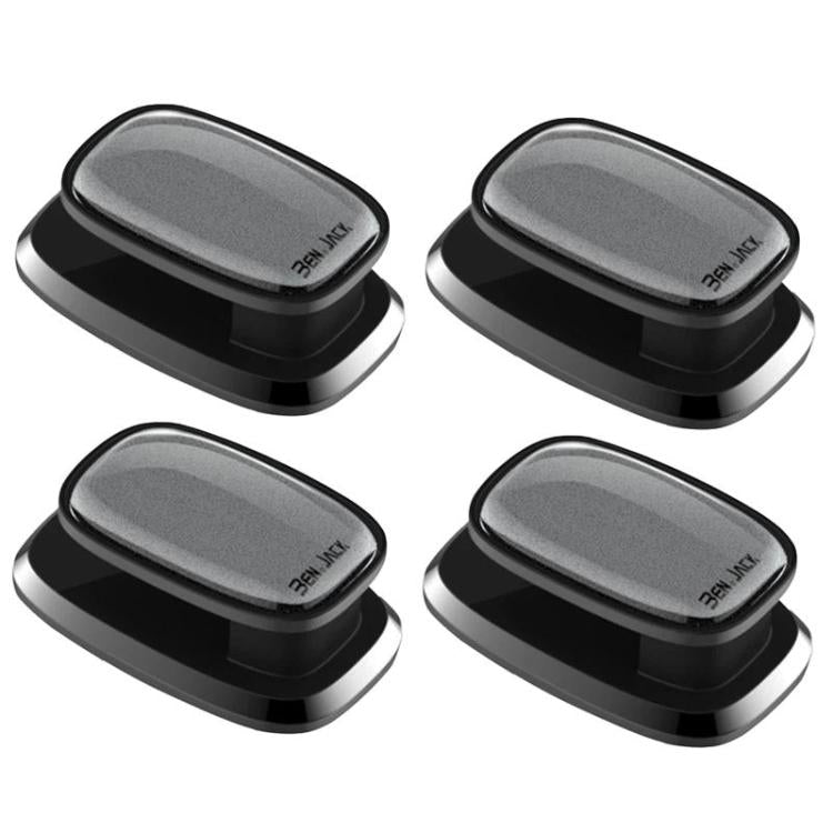 BEN.JACK BAL190409 4pcs Mini Multifunctional Car Hook Self-Adhesive Wall Hook For Home Use