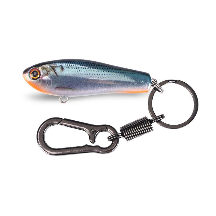 Fish-shaped Key Chain Keyring Alloy Lure Style Keyring, No. 1, No. 2, No. 3, No. 4, No. 5, No. 6
