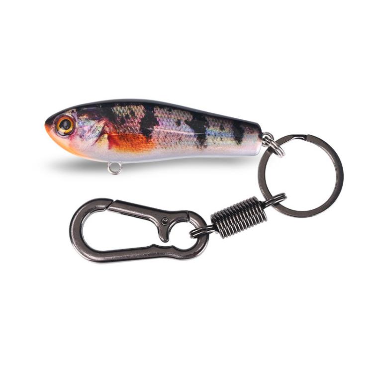 Fish-shaped Key Chain Keyring Alloy Lure Style Keyring, No. 1, No. 2, No. 3, No. 4, No. 5, No. 6