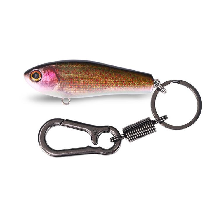 Fish-shaped Key Chain Keyring Alloy Lure Style Keyring, No. 1, No. 2, No. 3, No. 4, No. 5, No. 6