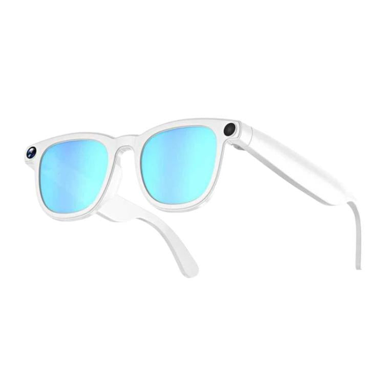 JS01 Pro Smart Glasses Support 12MP Camera, AI Translation, Human Detection, Video & Audio Recording, Transparent Anti-Blue Light Lenses, Graduated Blue Lenses, Graduated Red Lenses