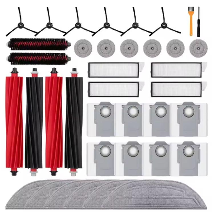 Replacement Kit For Roborock S8 Max Ultra / G20S Robot Vacuum, 19 In 1, 38 In 1