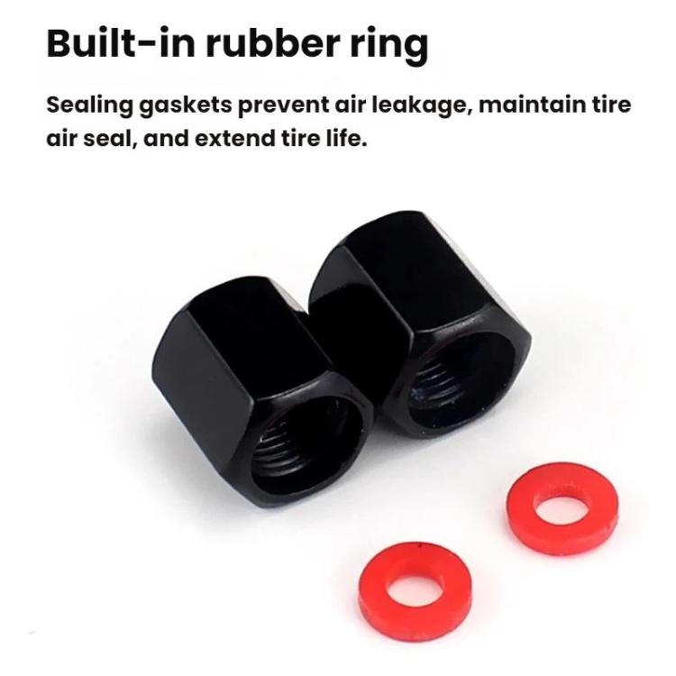 Automotive Carbon Fiber Textured Valve Stems Universal Cap