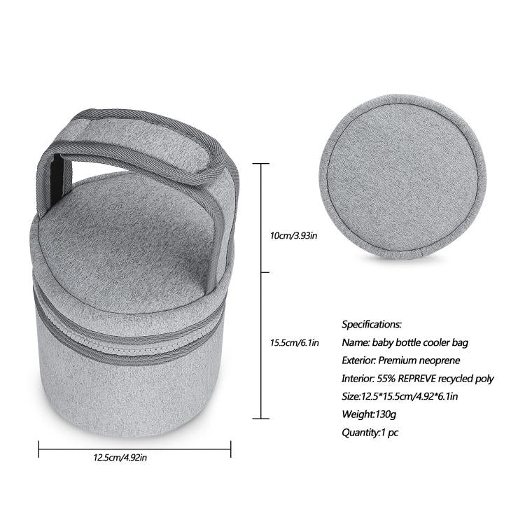 Baby Bottle Cooler Bag Storage Pouch for Breast Pump, Baby Bottles Outing Stroller Hanging Bag
